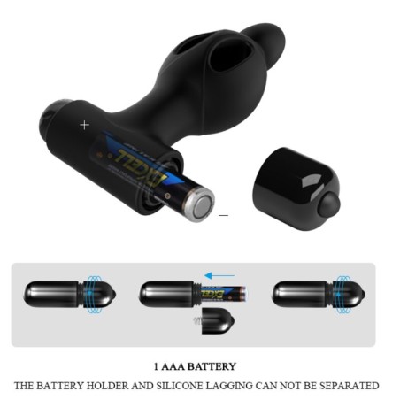 MR PLAY - PLUG ANAL DE SILICONA CON VIBRACIÓN MR PLAY