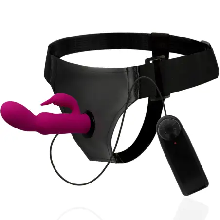 Arnés Vibrador Rabbit Vincent 15 cm Ø 4 cm - Con Vibración