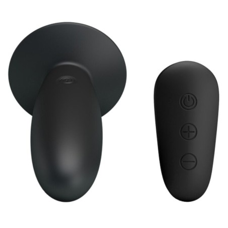 MR PLAY - PLUG ANAL CON VIBRACIÓN NEGRO CONTROL REMOTO MR PLAY