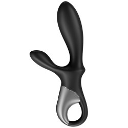 SATISFYER - HEAT CLIMAX+ VIBRADOR ANAL APP NEGRO SATISFYER CONNECT 2