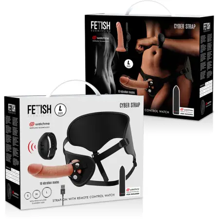 Arnés con Dildo y Bala Control Remoto Tecnología Watchme L