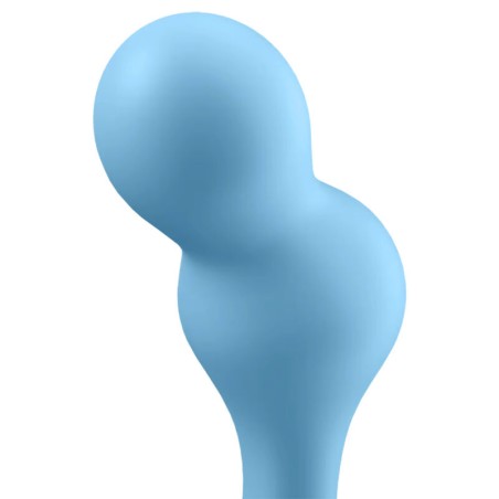 SATISFYER - DEEP DIVER PLUG VIBRADOR APP AZUL SATISFYER CONNECT
