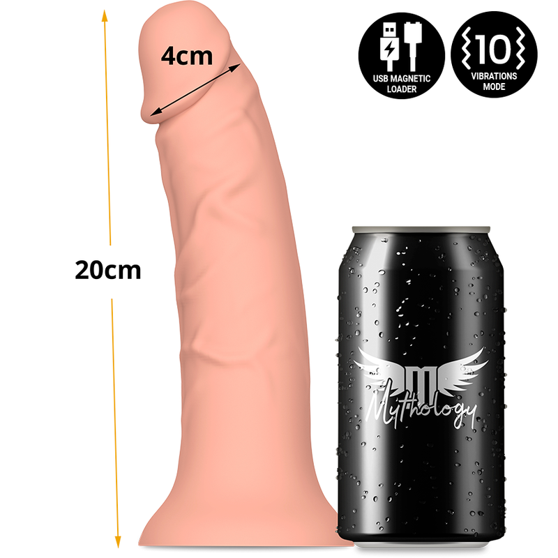 MYTHOLOGY - ASHER ORIGINAL DILDO M - VIBRADOR COMPATIBLE CON WATCHME WIRELESS TECHNOLOGY 
