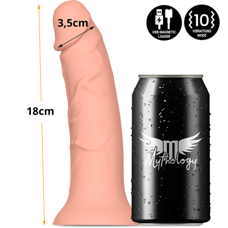 MYTHOLOGY - ASHER ORIGINAL DILDO S - VIBRADOR COMPATIBLE CON WATCHME WIRELESS TECHNOLOGY MYTHOLOGY FANTASY DILDO
