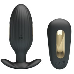 PRETTY LOVE - KELLY PLUG ANAL VIBRADOR RECARGABLE NEGRO PRETTY LOVE BOTTOM