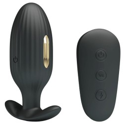 PRETTY LOVE - KELLY PLUG ANAL VIBRADOR RECARGABLE NEGRO PRETTY LOVE BOTTOM 2