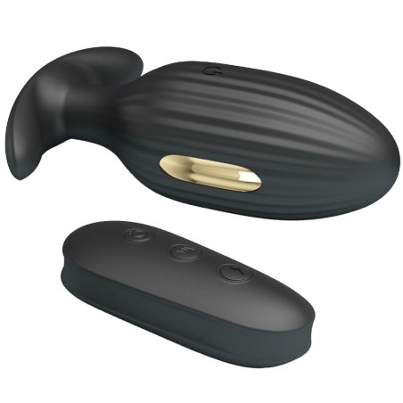 PRETTY LOVE - KELLY PLUG ANAL VIBRADOR RECARGABLE NEGRO PRETTY LOVE BOTTOM