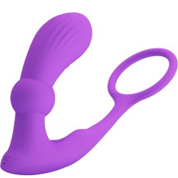 PRETTY LOVE - WARREN ANILLO & VIBRADOR ANAL VIOLETA PRETTY LOVE BOTTOM