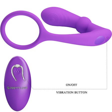 PRETTY LOVE - WARREN ANILLO & VIBRADOR ANAL VIOLETA PRETTY LOVE BOTTOM
