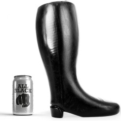 ALL BLACK - BOTA GIGANTE FISTING SUAVE 31 CM ALL BLACK
