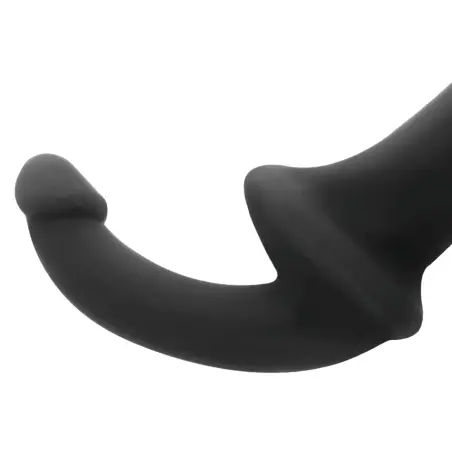 Dildo con Arnés sin Sujeción Negro | Addicted Toys
