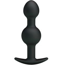 PRETTY LOVE - BOLAS ANALES SILICONA ESTIMULACION ESPECIAL 10.3 CM NEGRO PRETTY LOVE BOTTOM