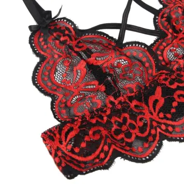 Set Dos Piezas Top y Panties Encaje S/M | Subblime