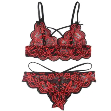 Set Dos Piezas Top y Panties Encaje S/M | Subblime