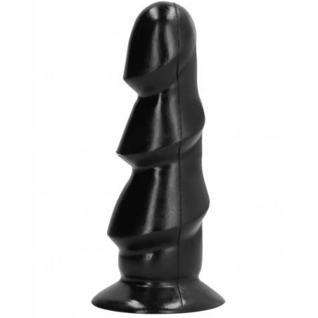 ALL BLACK - DILDO 17 CM ALL BLACK