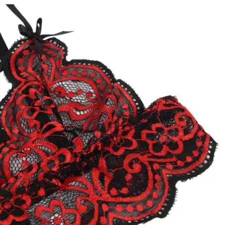 Set Dos Piezas Top y Panties Encaje S/M | Subblime