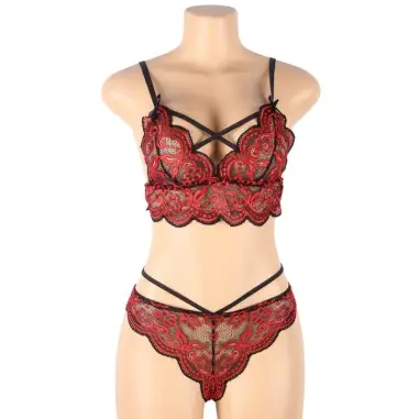 Set Dos Piezas Top y Panties Encaje S/M | Subblime