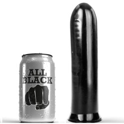 ALL BLACK - DILDO NEGRO 19 CM ALL BLACK