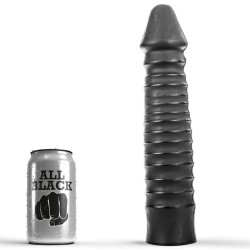 ALL BLACK - DILDO 26 CM ALL BLACK