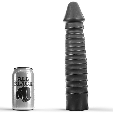 ALL BLACK - DILDO 26 CM ALL BLACK