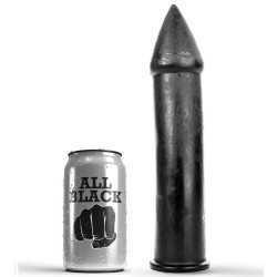 ALL BLACK - DILDO 24 CM ALL BLACK
