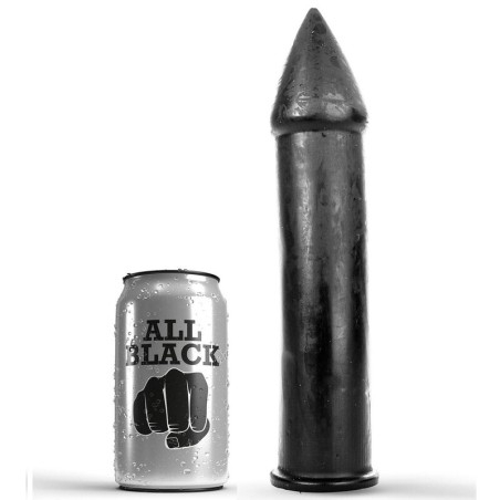 ALL BLACK - DILDO 24 CM ALL BLACK