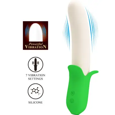 Banana Knight Super Power 7 Vibraciones Silicona - 7 Modos