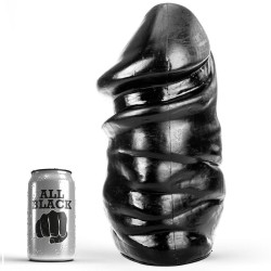 ALL BLACK - PENE ANAL 33 CM ALL BLACK