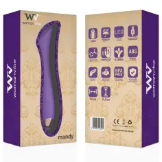 WOMANVIBE - MANDY VIBRADOR RECARGABLE SILICONA PUNTO "K" 2