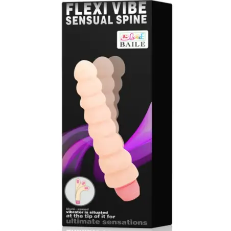 Flexi Vibe Sensual Spine Vibrador Flexible 19 cm | Baile
