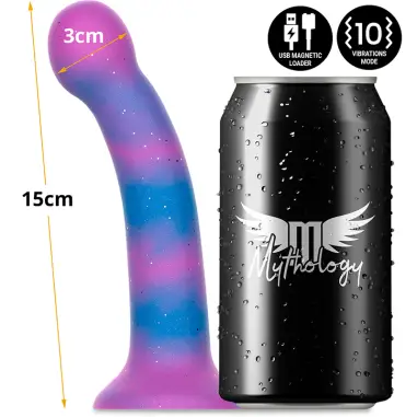 Dion Galactic Dildo S - Vibrador Compatible con Watchme