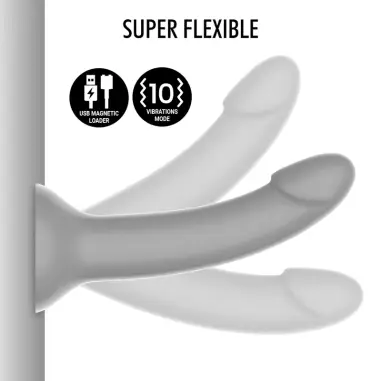 Rune Majestic Dildo S - Vibrador Compatible con Watchme