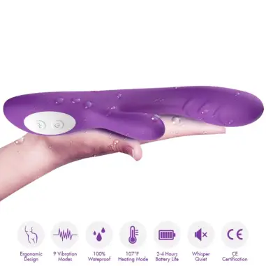 Spark Vibrador Efecto Calor Violeta - 9 Modos | Armony