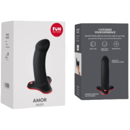 FUN FACTORY - AMOR DILDO PRINCIPIANTES NEGRO FUN FACTORY