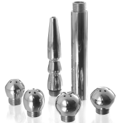 METAL HARD - SET LIMPIEZA VAGINAL/ANAL 5PCS METAL HARD