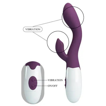 Brighty Vibrador Punto G Morado - 30 Funciones | Pretty Love
