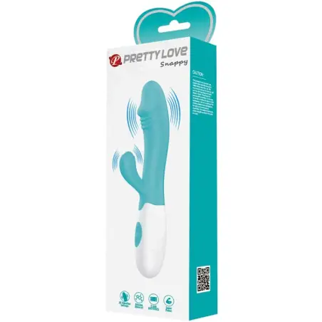 Snappy Vibrador Punto G Verde Agua - Silicona | Pretty Love