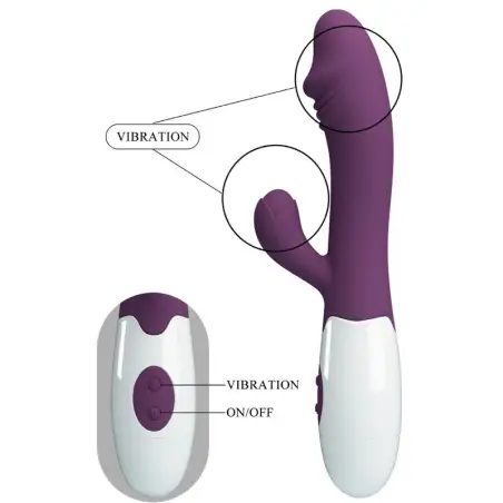 Snappy Vibrador Punto G Morado - 30 Funciones | Pretty Love