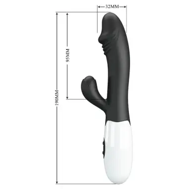 Snappy Vibrador Punto G Negro - 30 Funciones | Pretty Love