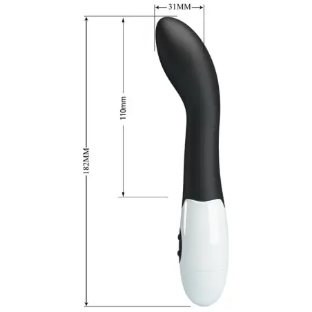 Bishop Vibrador Punto G 30 Modos Negro | Pretty Love