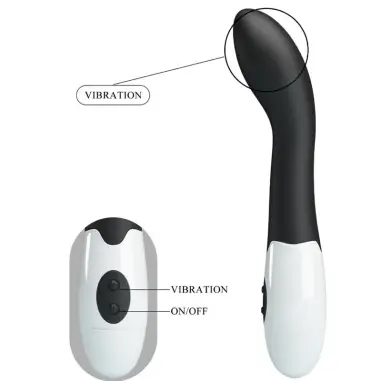 Bishop Vibrador Punto G 30 Modos Negro | Pretty Love