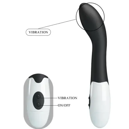 Bishop Vibrador Punto G 30 Modos Negro | Pretty Love