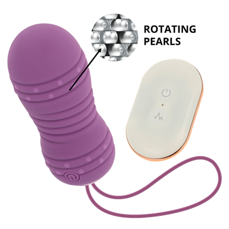 OHMAMA - HUEVO CONTROL REMOTO 7 MODOS ROTACION LILA OHMAMA STIMULATING