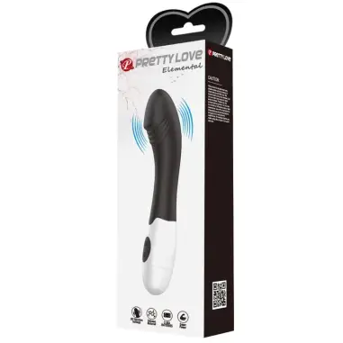 Elemental Vibrador Punto G 30 Modos Negro | Pretty Love