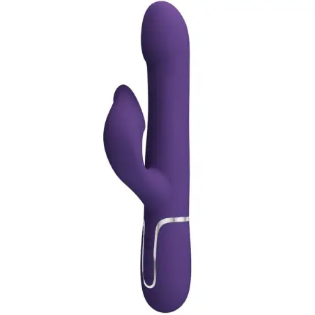 Zalin Vibrador Rabbit Perlas 4 en 1 Morado | Pretty Love
