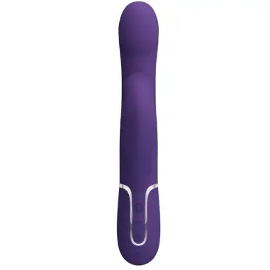 Zalin Vibrador Rabbit Perlas 4 en 1 Morado | Pretty Love