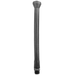 ALL BLACK - DUCHA ANAL SILICONA SISTEMA STOPPER 27 CM ALL BLACK