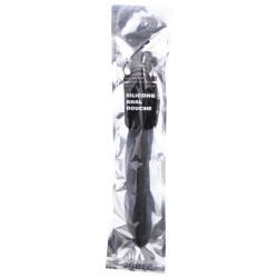 ALL BLACK - RIDGED DUCHA ANAL SILICONA 27 CM ALL BLACK 2