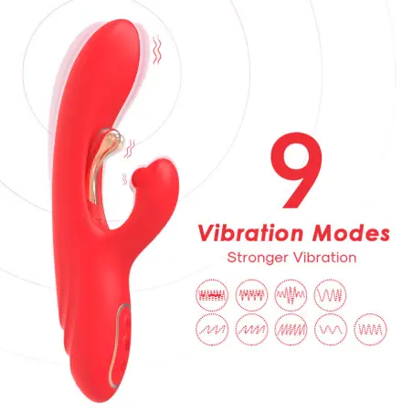 Vibrador Estimulador Punto G y Clítoris con Lengua Oscilante