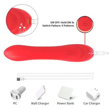 Vibrador Estimulador Punto G y Clítoris con Lengua Oscilante